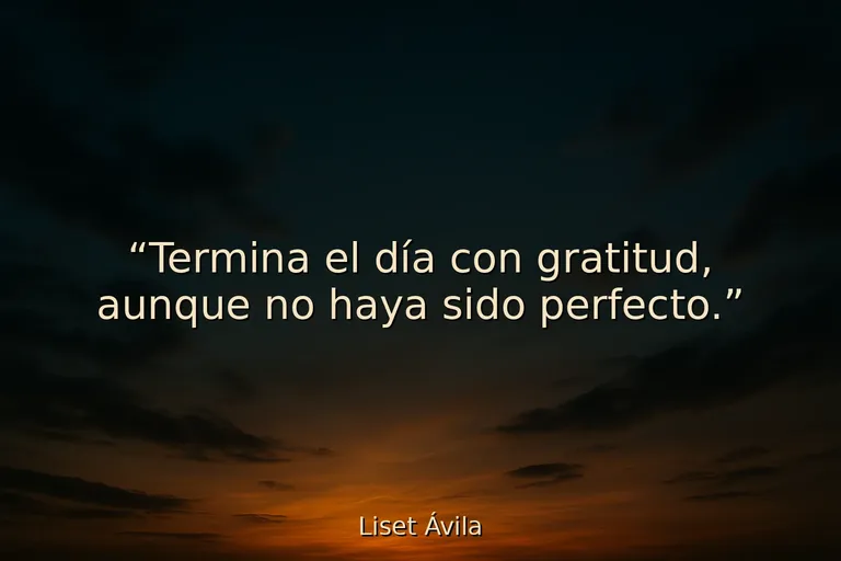 25 Frases antes de dormir con calma y motivación