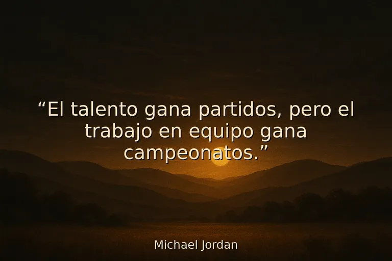frase de exito en equipo