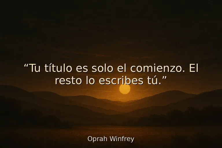 frase motivadora de graduacion