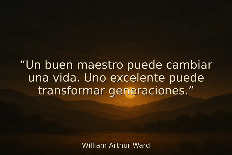 frase motivadora para profesores