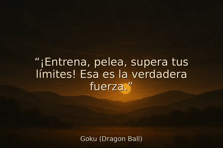 frases de dragon ball motivadoras