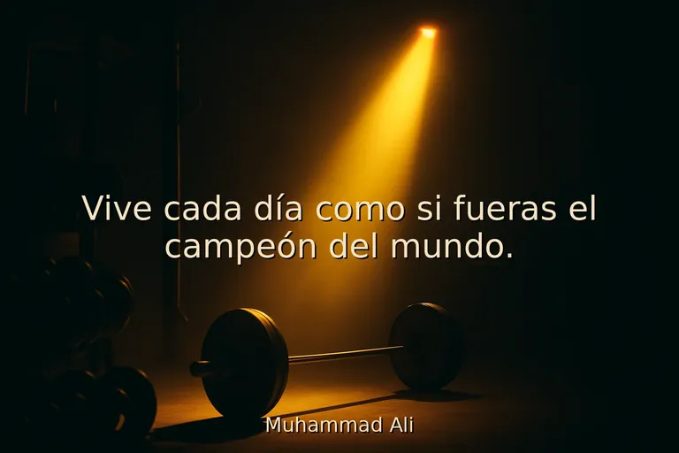 frases de muhammad ali motivadoras