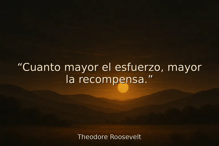 frases esfuerzo y recompensa