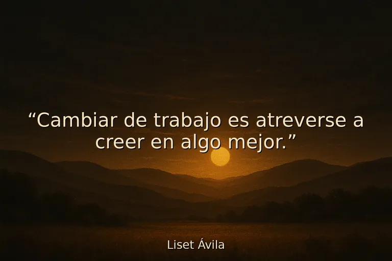 frases motivadoras para cambiar de trabajo