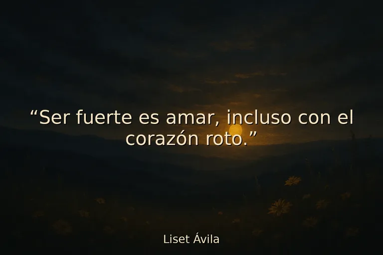 Mejor frase de ser fuerte cuando sientes que ya no puedes más