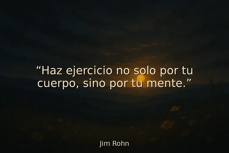 Mejor frase motivadora para hacer ejercicio con disciplina y motivación