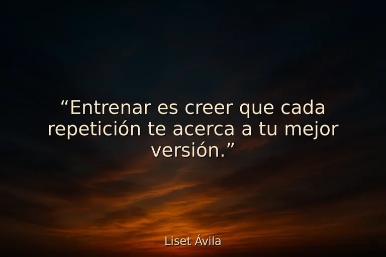 Mejor frase motivadora para entrenar con disciplina y enfoque total