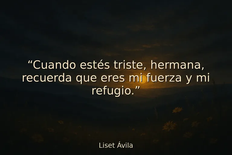 Mejores citas de ánimo para una hermana triste que necesita apoyo emocional