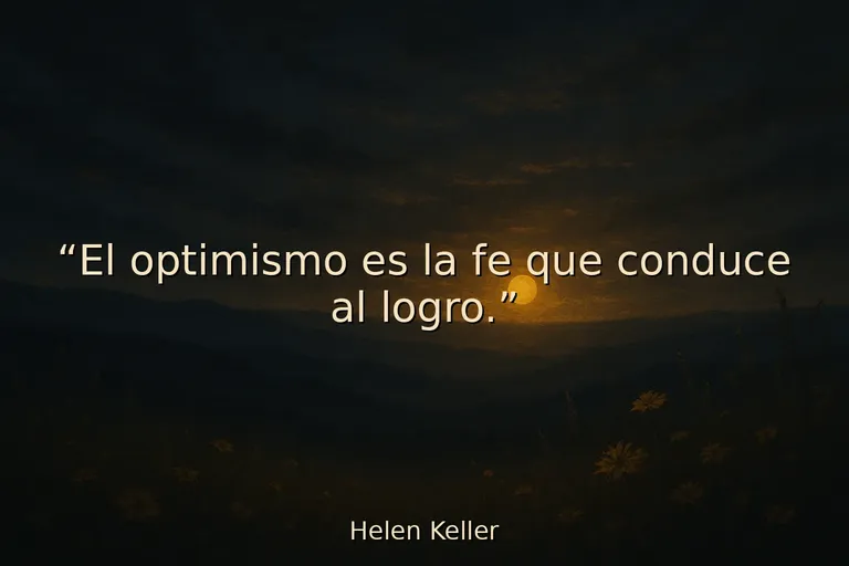 Mejores citas optimistas de la vida para mantener la esperanza