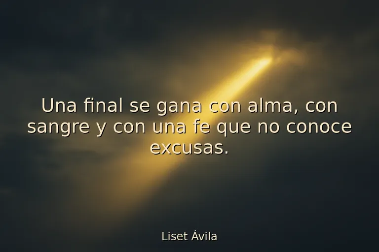 mejores frases motivadoras de futbol para una final
